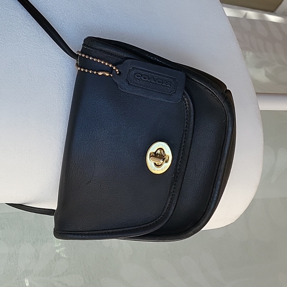 Coach Vintage Everett Crossbody Bag Black 9934 Gem